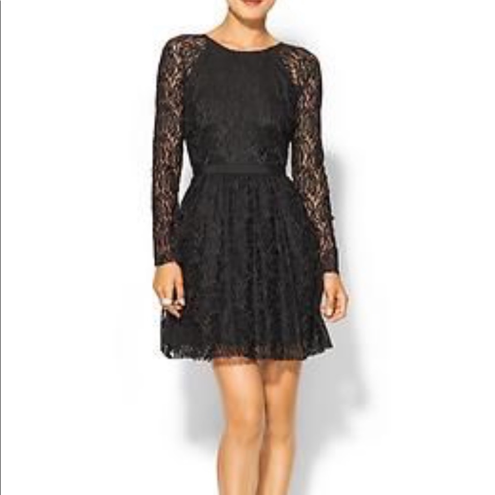 Black Lace Cocktail Dress